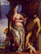 VERONESE (Paolo Caliari) Allegory of Wisdom and Strength wt oil